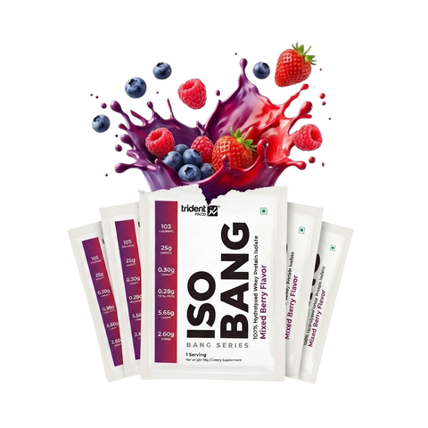 25g Hydrolyzed Whey Protein Isolate | Mixed Berry | 30g Sachet (PO5)